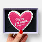 Pregnancy Announcement Secret Message Heart Letterbox Iced Cookie