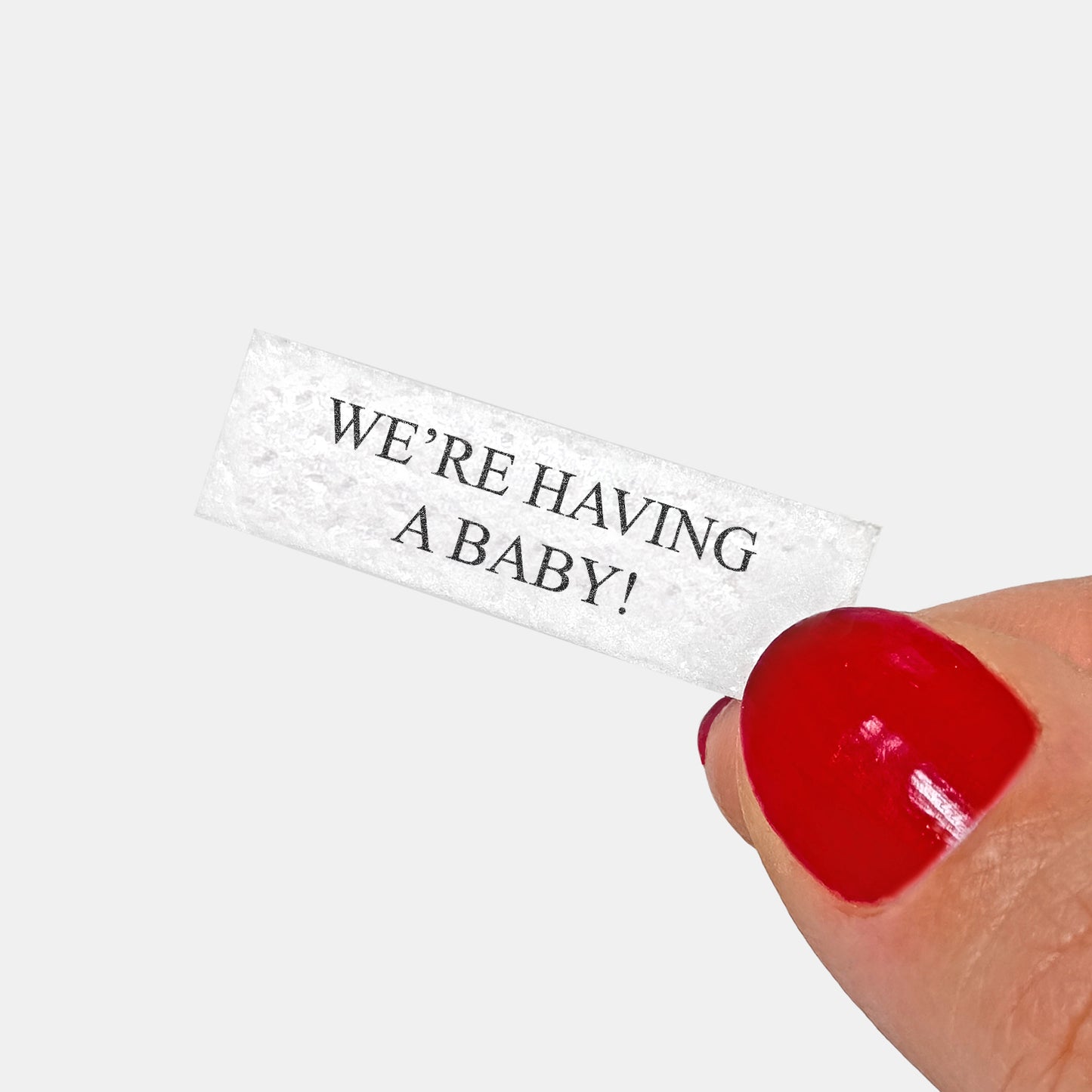 Pregnancy Announcement Secret Message Heart Letterbox Iced Cookie