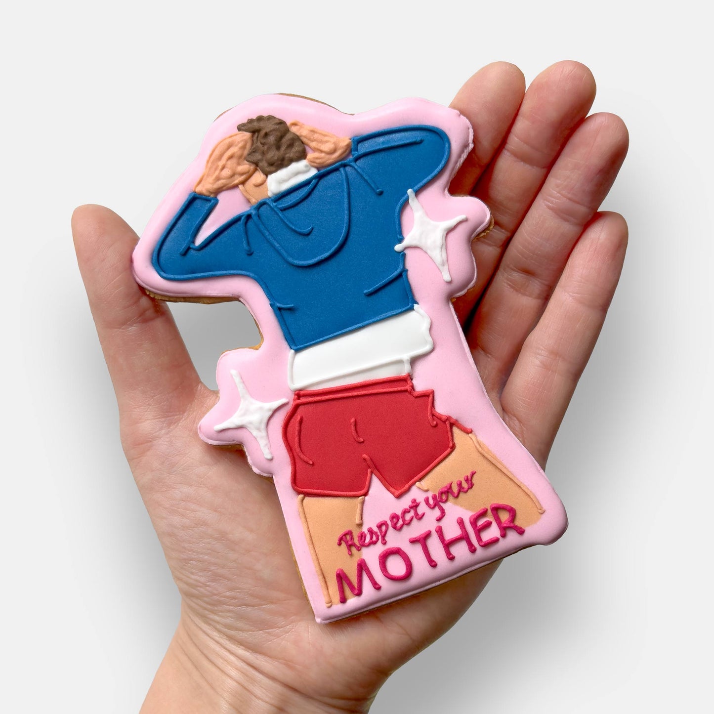 Respect Your Mother Letterbox Iced Cookie