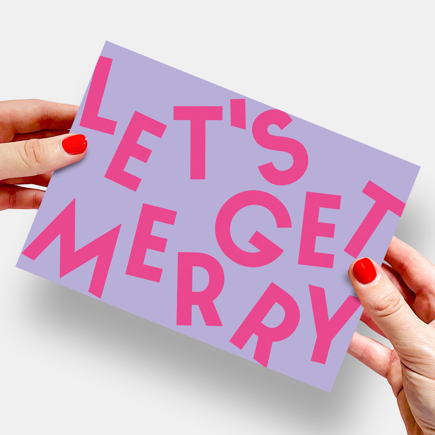 LET'S GET MERRY Gift Sleeve