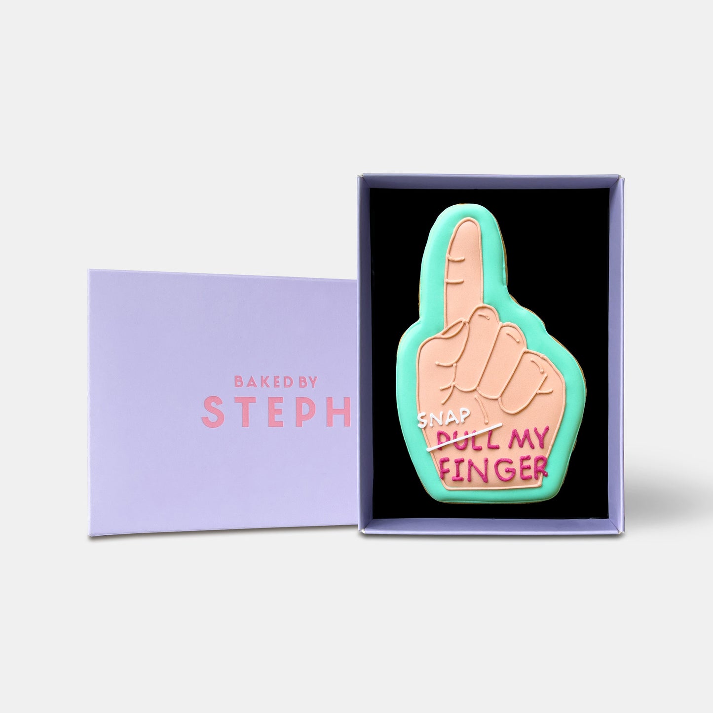 Snap My Finger Dad Joke Father's Day Letterbox Iced Cookie