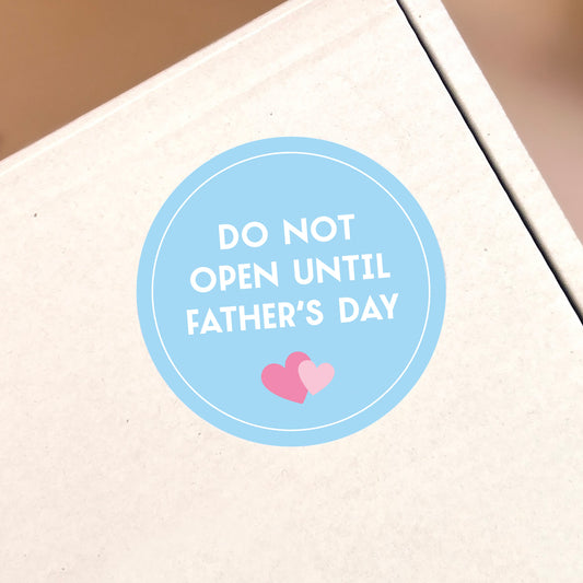'Do Not Open' Sticker