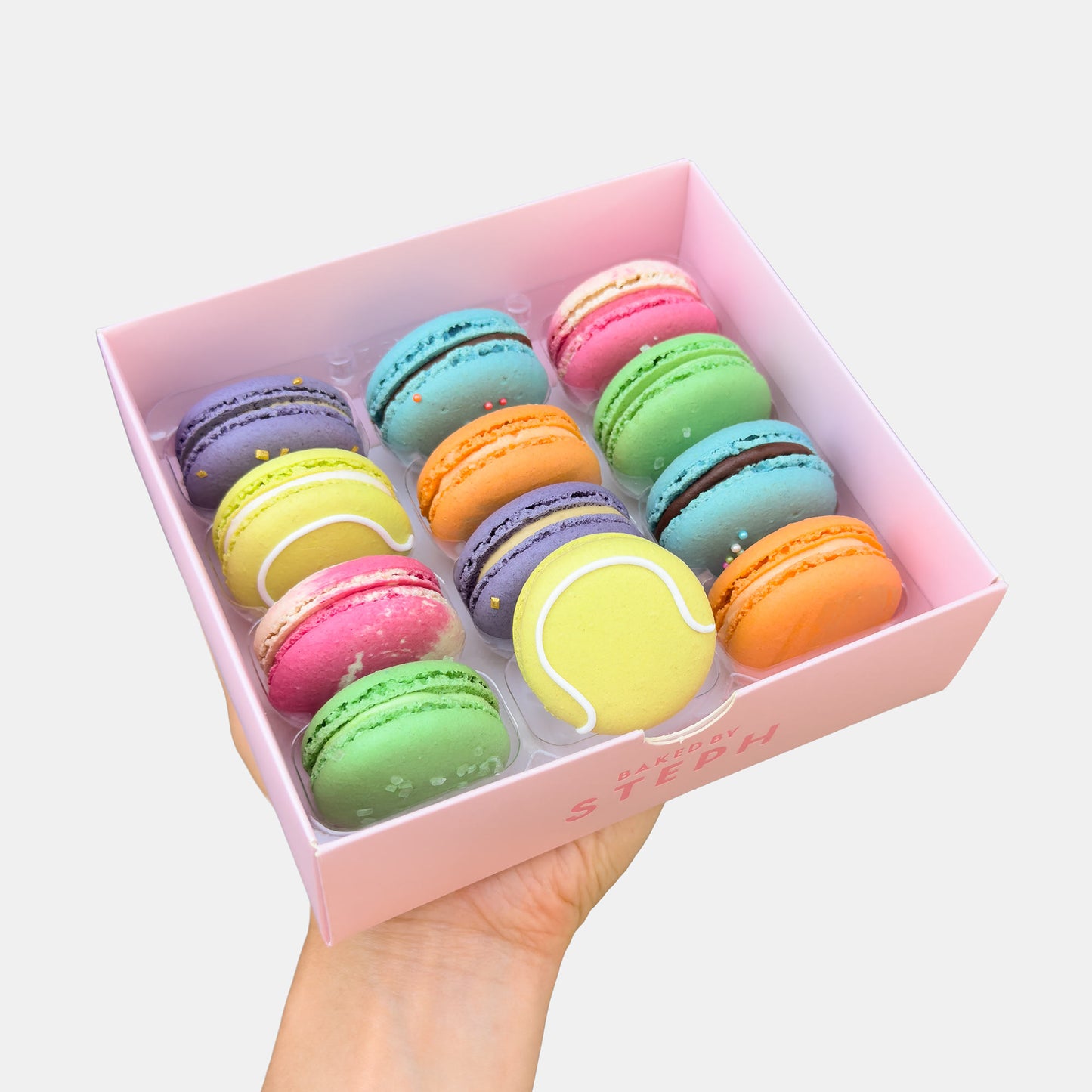 Tennis Macarons (Box of 12)