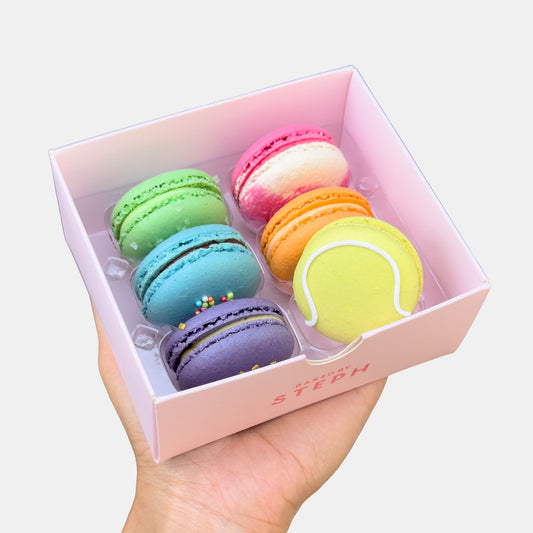 Tennis Macarons (Box of 6)
