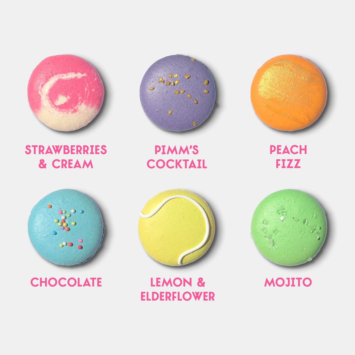 Tennis Macarons (Box of 12)
