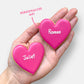 Personalised The Pink Valentine's Letterbox Iced Cookies (Supporting the Pink Ribbon Foundation)