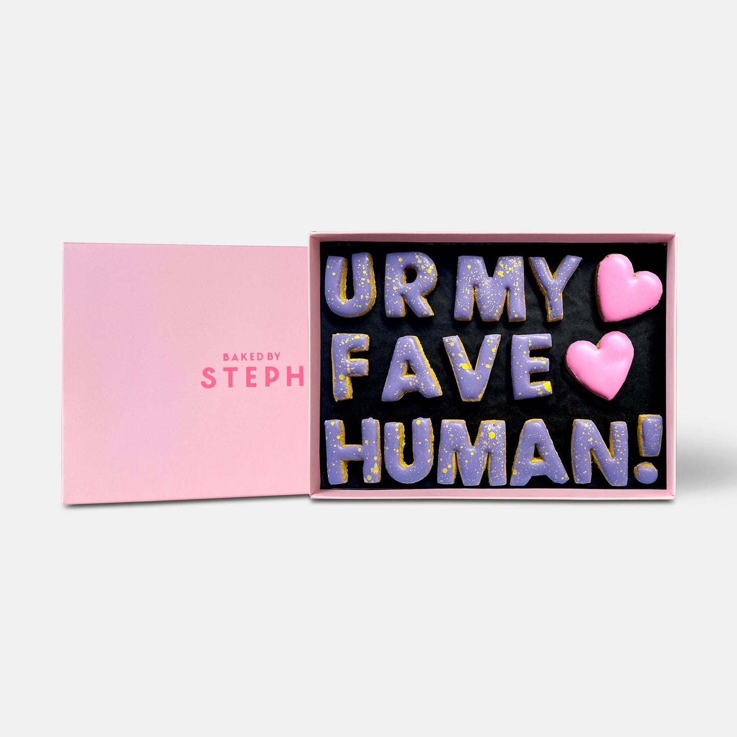 Ur My Fave Human! Letterbox Message Cookies