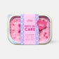 Valentine's Day Piece of Cake Postable Cake Box (Vanilla & Raspberry)