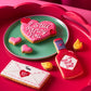 Hot Stuff Valentine's Letterbox Iced Cookie