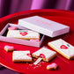 Personalised Secret Love Message Valentine's Letterbox Iced Cookie