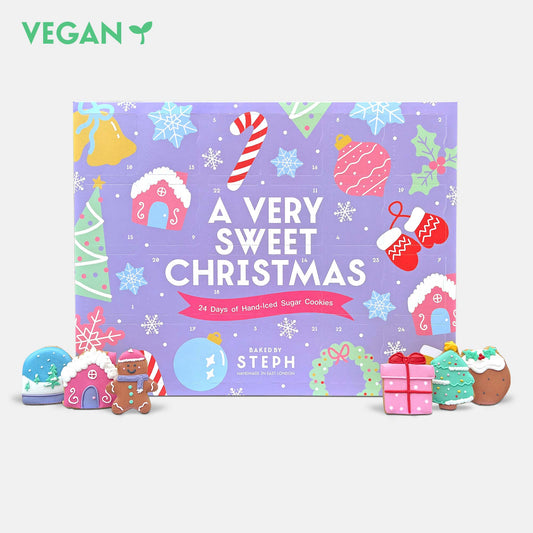Vegan Whimsical Christmas Cookie Advent Calendar