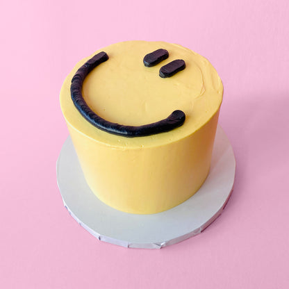 Yellow Happy Cake