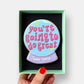 Personalised You're Going To Do Great Crystal Ball Letterbox Iced Cookie