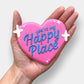 You're My Happy Place Love Heart Valentine's Letterbox Iced Cookie