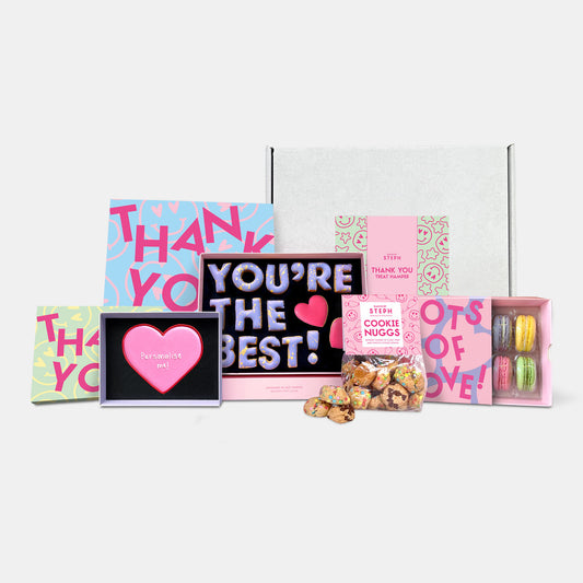 You're The Best Thank You Cookies & Macarons Hamper