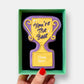 Personalised You're The Best Trophy Letterbox Cookie