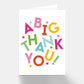 A Big Thank You Stars Greeting Card