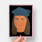 Custom Graduation Hat Face Cookie