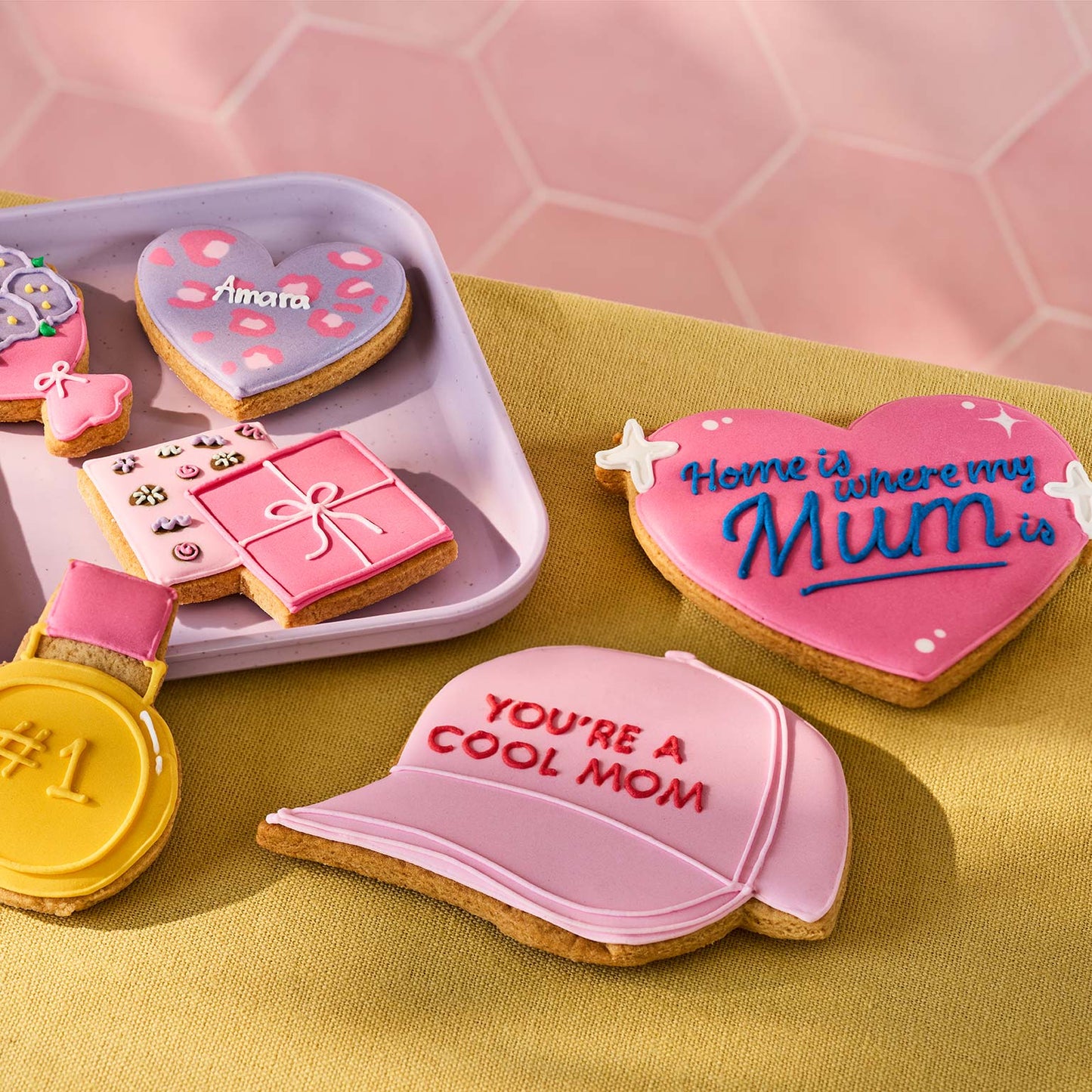 Cool Mom Cap Mother's Day Letterbox Iced Cookie