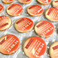 Custom Circle Printed Branded Logo Iced Cookies