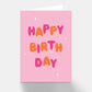 Happy Birthday Balloons Greeting Card