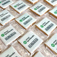 Custom Square Printed Branded Logo Iced Cookies