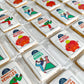 Custom Rectangle Printed Branded Logo Iced Cookies