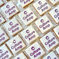 Custom Square Printed Branded Logo Iced Cookies