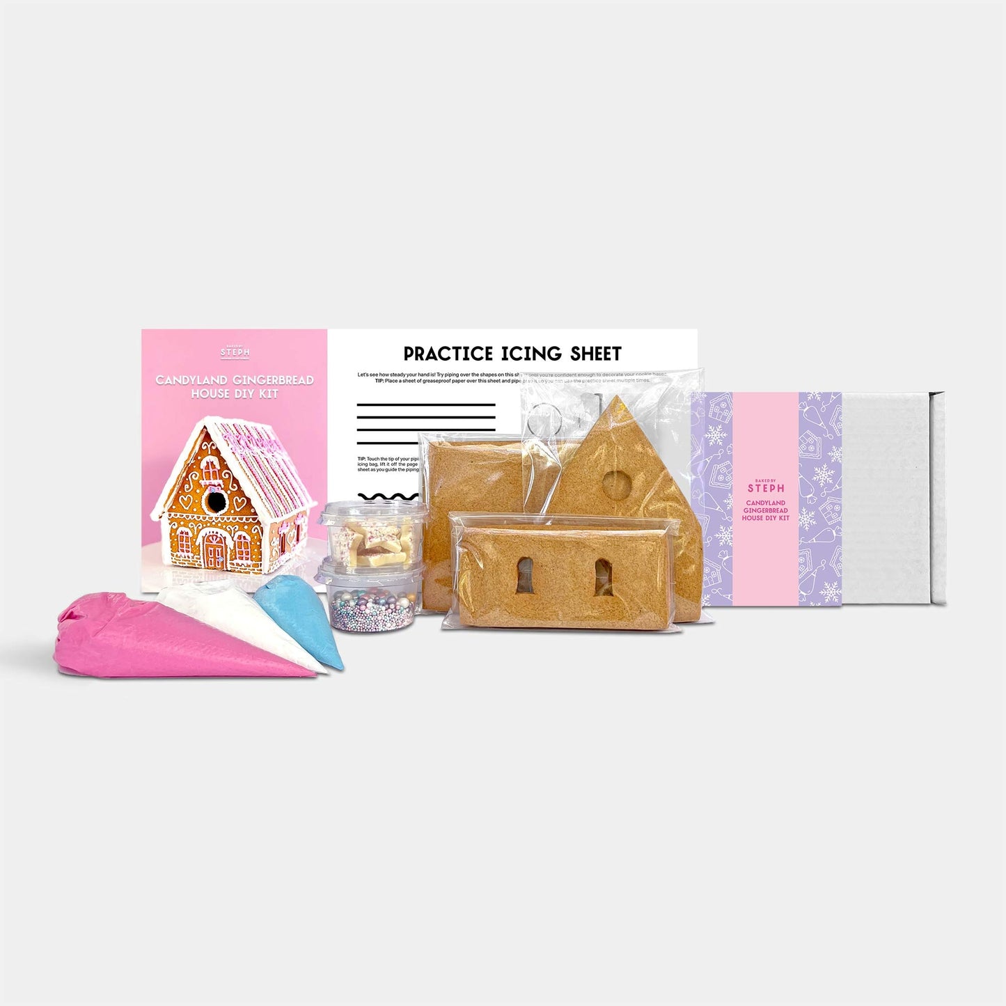 Gingerbread House DIY Kit - Baked by Steph