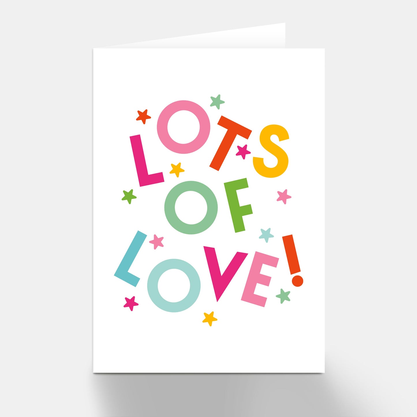 Lots Of Love Stars Greeting Card