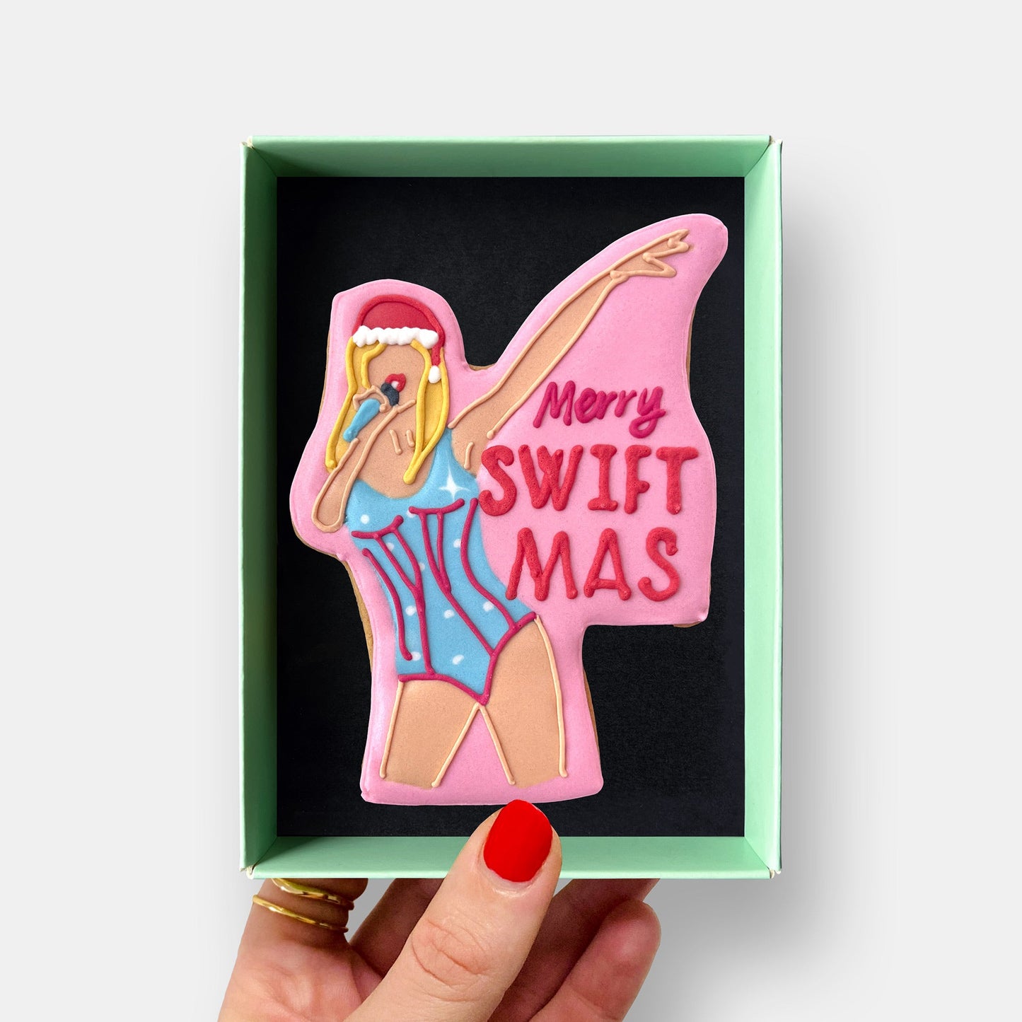 Merry Swiftmas Letterbox Cookie - Baked by Steph