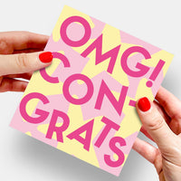 OMG! CONGRATS Gift Sleeve (Box of 12) - Baked by Steph