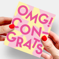 OMG! CONGRATS Gift Sleeve (Box of 6) - Baked by Steph