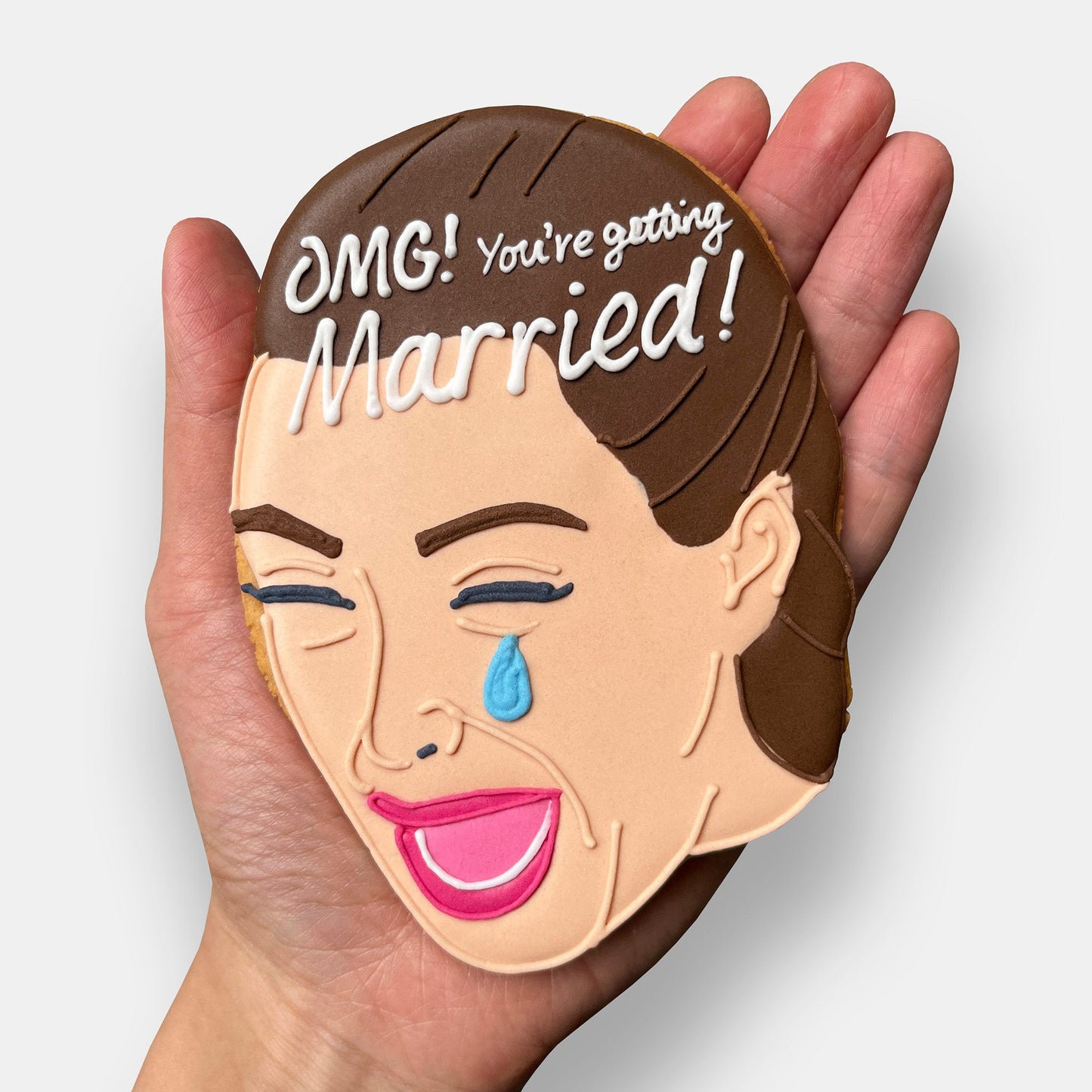 OMG! You're Getting Married Letterbox Cookie - Baked by Steph