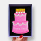 Personalised Birthday Cake Letterbox Cookie - Baked by Steph
