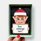 Personalised Cheeky Elf Letterbox Cookie - Baked by Steph