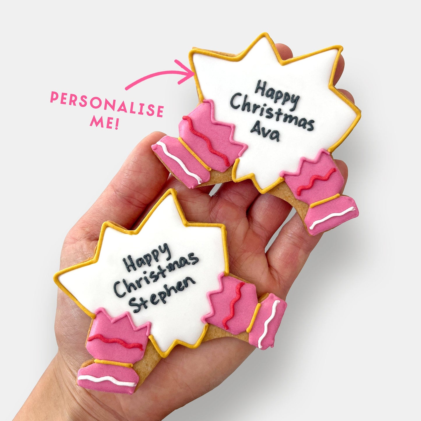 Personalised Festive Feast Letterbox Cookies - Baked by Steph