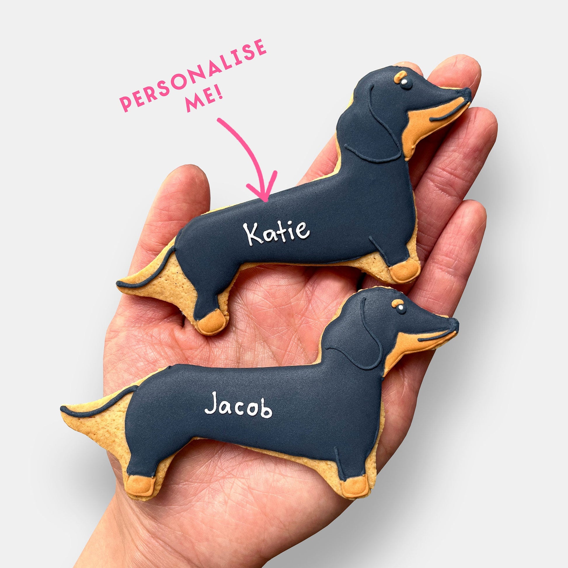 Personalised Puppy Love Letterbox Cookies - Baked by Steph