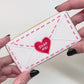 Personalised Secret Love Message Valentine's Letterbox Iced Cookie