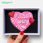 Vegan I Still Fancy You Love Heart Letterbox Iced Cookie
