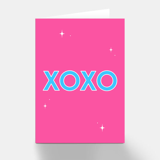 XOXO Greeting Card