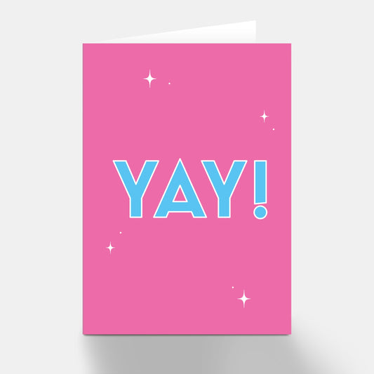 Congratulations Yay Greeting Card
