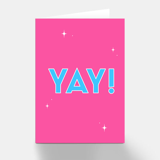 Congratulations Yay Greeting Card