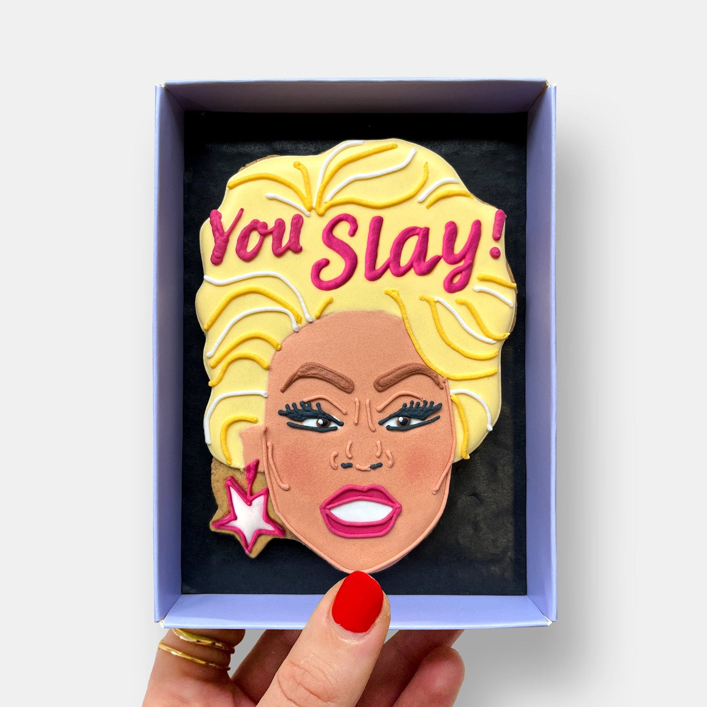 You Slay! Letterbox Cookie - Baked by Steph