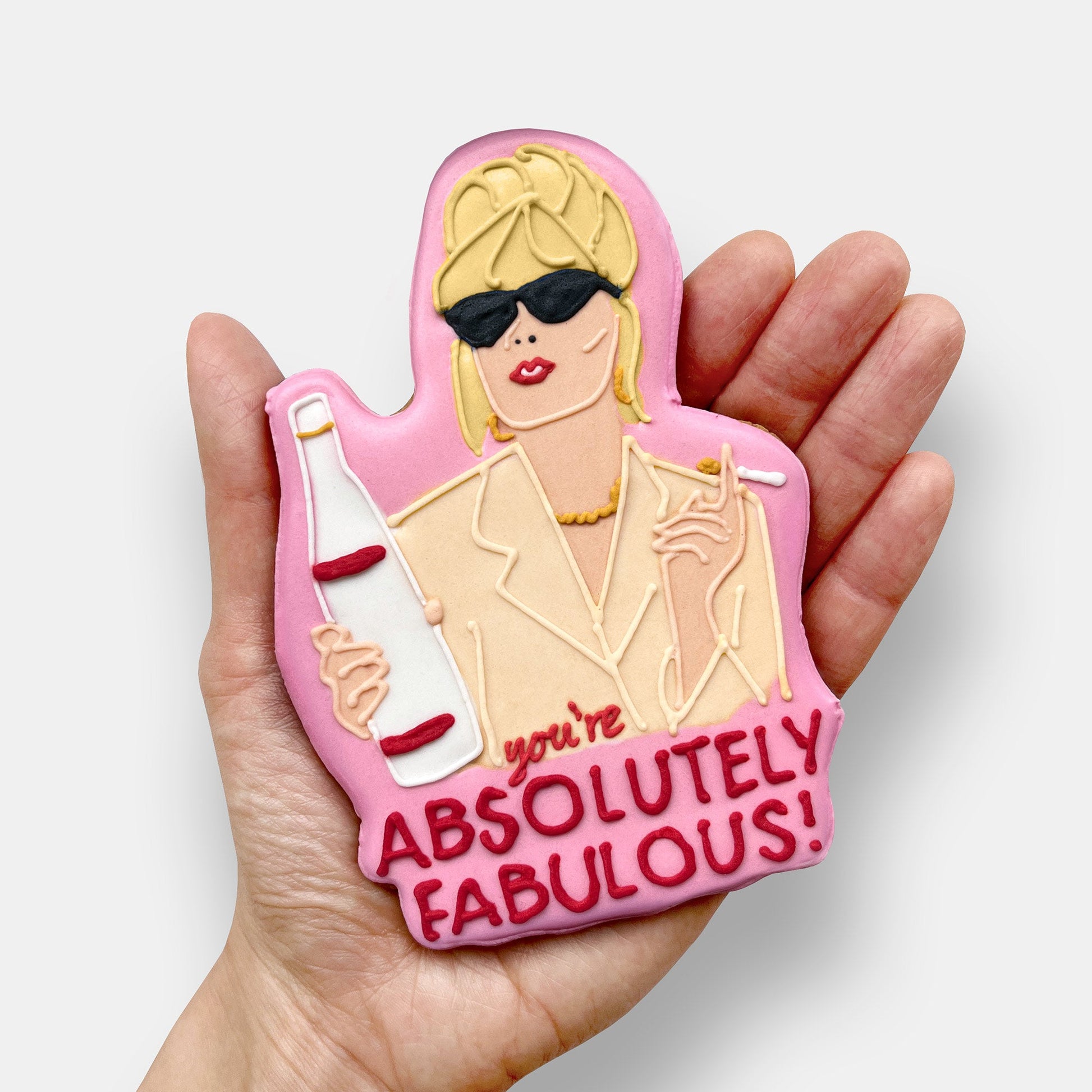 You're Absolutely Fabulous Letterbox Cookie - Baked by Steph