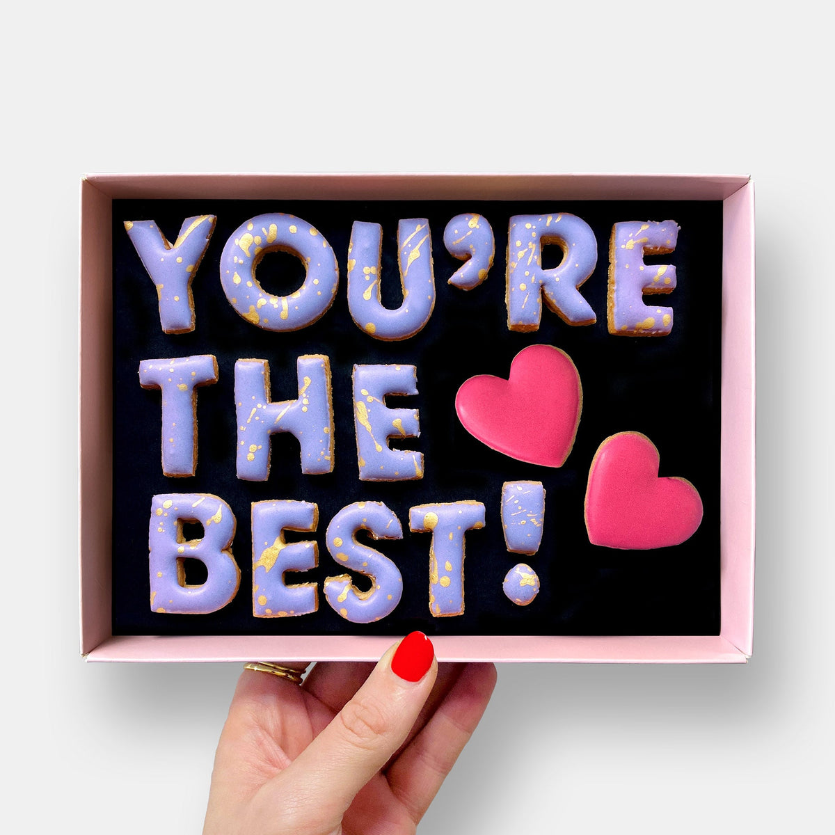 Youre Best Thank You Letterbox Message Iced Cookies